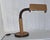 Vintage Adjustable Desk Lamp with Pine and Brown Metal Frame, 1970s For Sale - Image 4 of 7