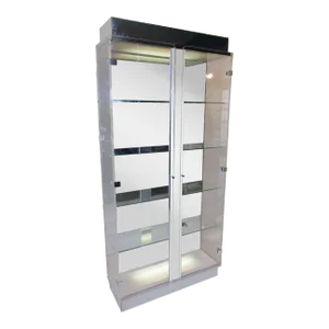 Charles Hollis Jones Lucite / Glass Cabinet