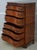 Traditional Vintage Walnut Georgian Style High Chest For Sale - Image 3 of 16