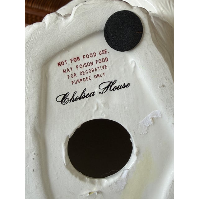 Pair of Chelsea House White Porcelain Capuchin Monkey Bookends or Decorative Objects For Sale In Naples, FL - Image 6 of 12