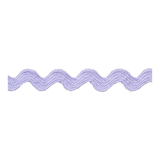 Sample - Schumacher Ric Rac Tape Small Tape in Lilac For Sale