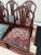 Oxblood Red Circa 1790s English George III Carved Mahogany Hepplewhite Dining Chairs- Set of 6 For Sale - Image 8 of 13
