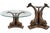 Hollywood Regency Vintage Sculptural Dolphin Dining Table With Glass Top – Bronze-Tone Finish For Sale - Image 3 of 4