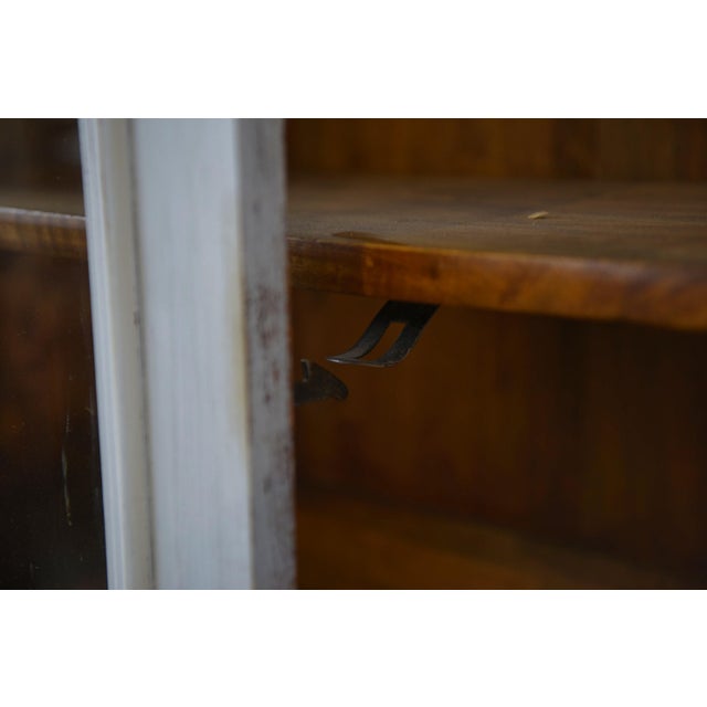 Antique Patinated Two-Part Cabinet, 1800s For Sale - Image 9 of 14