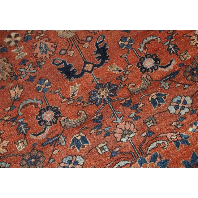 1920s 1920s, Handmade Antique Persian Hamadan Rug 4.1' X 6.3' For Sale - Image 5 of 9