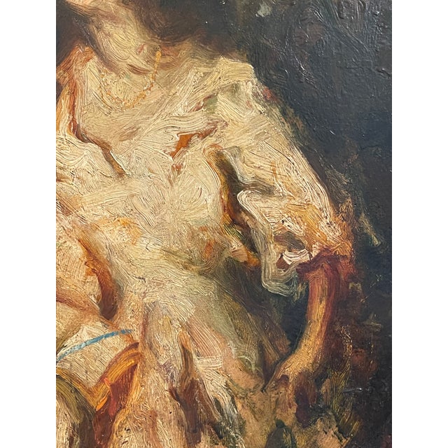 Paolo Malatesta and Francesca Da Rimini, M. Pobbiati, 19th Century, Oil on Panel For Sale - Image 5 of 8