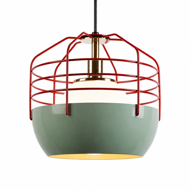 Mid-Century Modern Roll & Hill Bluff City 14" Pendant Light by Jonah Takagi (Brand New) For Sale - Image 3 of 4