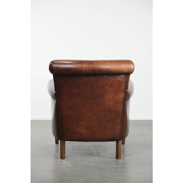 Club Chair in Sheepskin Leather For Sale - Image 4 of 16