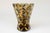 1960s Mid-Century Smoked Glass Vase with Gold Decoration, 1950s For Sale - Image 5 of 13