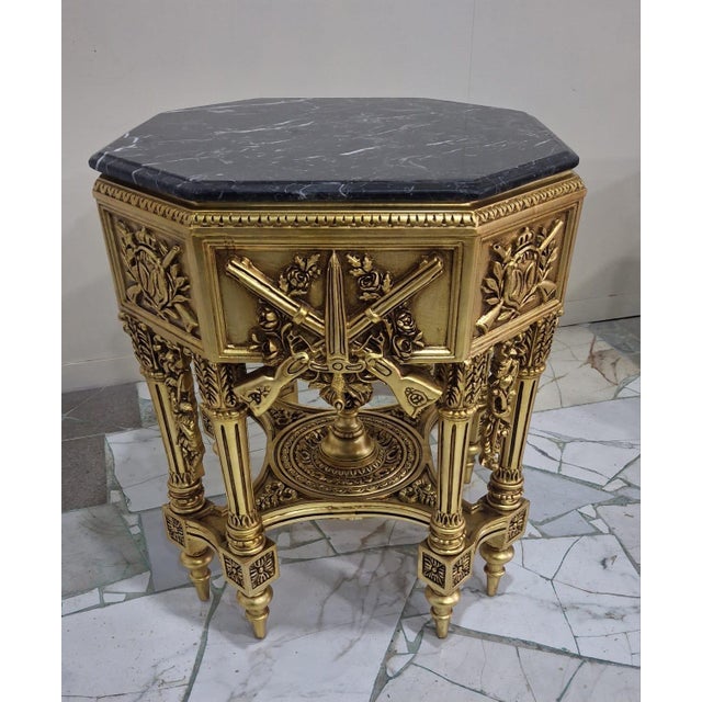 1960s Vintage French Military Trophy Side table For Sale - Image 5 of 8