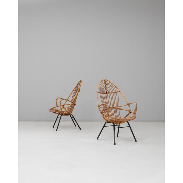 1960s French Bamboo Lounge Chairs - A Pair For Sale - Image 18 of 18