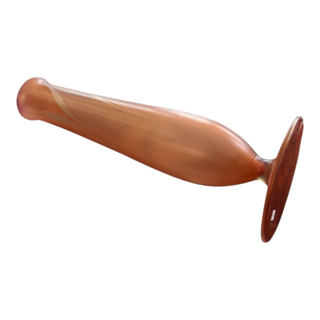 Brown Antique Model Phenomenon Vase from Lötz, 1900 For Sale - Image 8 of 11