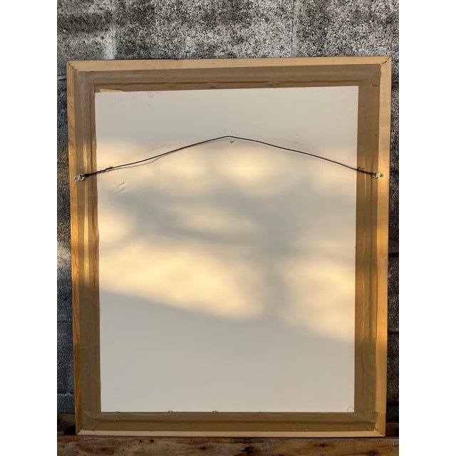 1980s ArtDeco Revival Fashion Illustration Print Framed and Signed by the Artist For Sale - Image 18 of 18