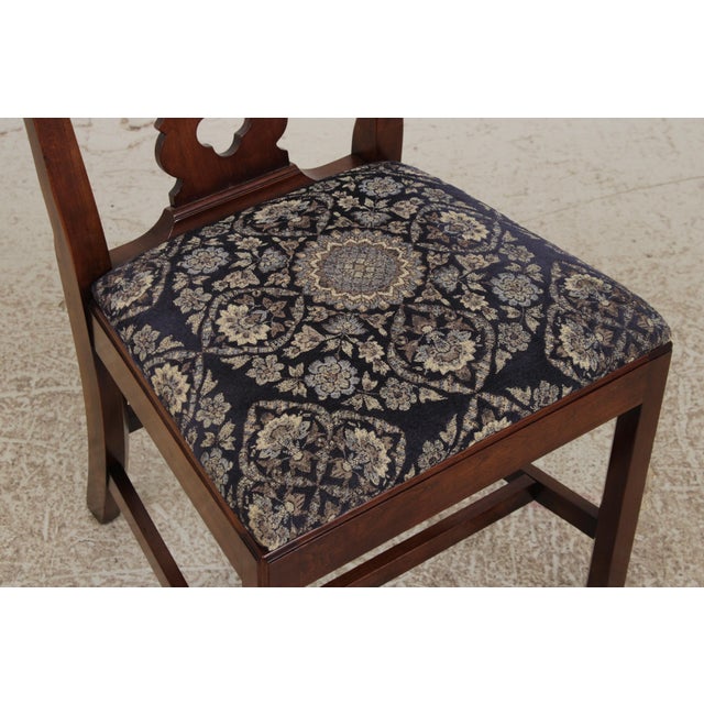 Set of 6 Statton Cherry Dining Chairs For Sale - Image 9 of 13