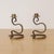 French 1940s Pair of French Brass Candlesticks For Sale - Image 3 of 11