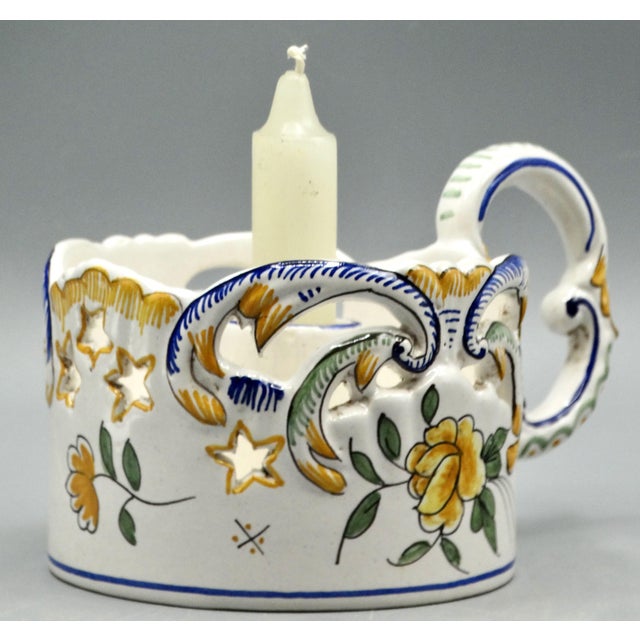 Vintage French 'Go to Bed' Candle Holder For Sale - Image 4 of 11