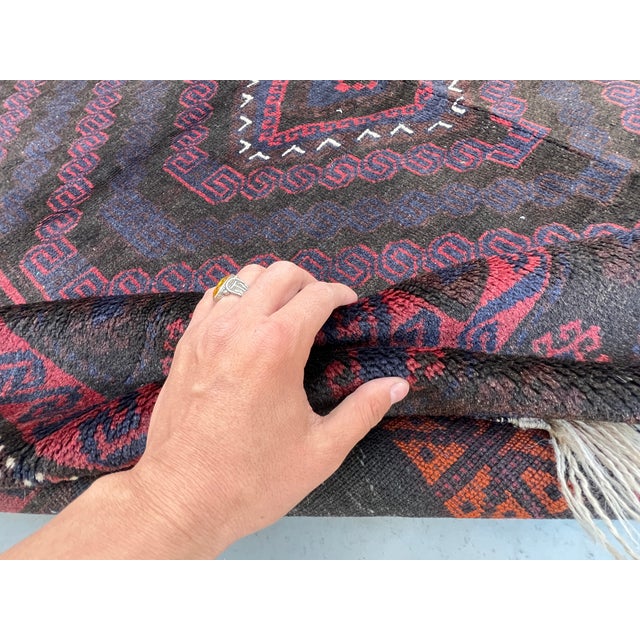 Good Quality Herati Baluch Tribal Gallery Runner Rug - 4'6" X 9'0" For Sale - Image 11 of 12