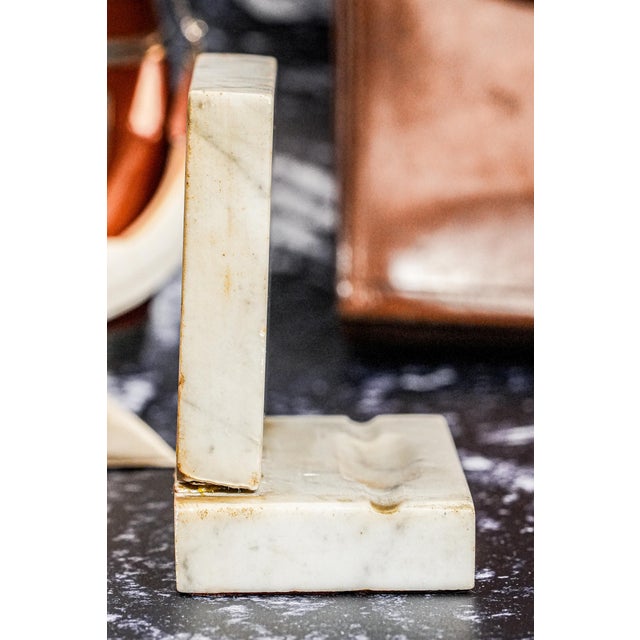 Stone Fascinating Royal Air Force Raf World War II Antique Marble Desk Pen Stand For Sale - Image 7 of 11