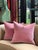 Textile Custom Mauve Pink Velvet Mohair Pillows - A Pair For Sale - Image 7 of 7