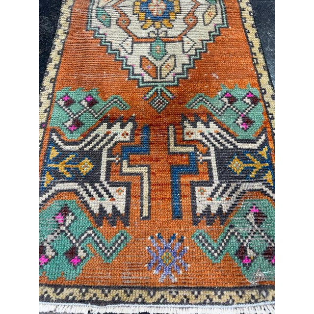 Turkish Yastik Rug 1'5" x 3'4" #24187 Explore a curated collection of hallway runners, wool rugs, and handmade...