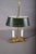 Brass Bouillotte Table Lamp with Green Tole Shade, 1950s For Sale - Image 6 of 18