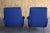 Pair of Early 1st Edition Lady Chairs by Marco Zanuso for Arflex in Raf Simmons Fabric, Italy, 1950s For Sale - Image 10 of 13