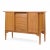 Mid-Century Modern John Keal for Brown Saltman Mid Century Bleached Mahogany Tambour Door Credenza For Sale - Image 3 of 10