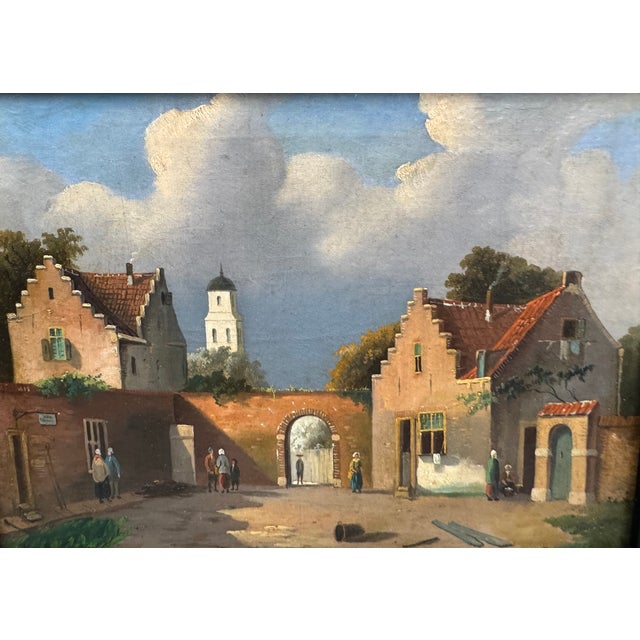 Landscape Composition, 1800s, Oil Painting on Canvas, Framed For Sale - Image 6 of 8