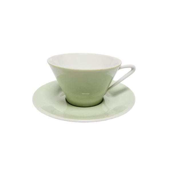 Postmodern Postmodern Cup and Saucer, Austria, 1960s, Set of 2 For Sale - Image 3 of 11