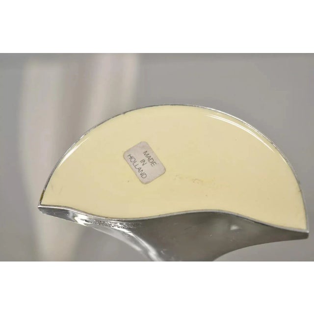 Late 20th Century Cazenovia Abroad Silverplate Toasting Split Champagne Flutes- Set of 2 For Sale - Image 9 of 11