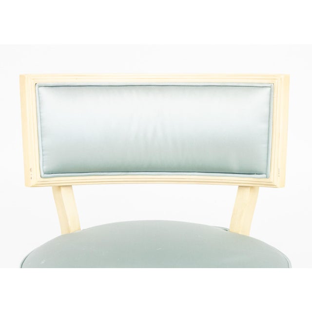 Modern Dorothy Draper Style White Painted Vanity Chair For Sale - Image 3 of 7