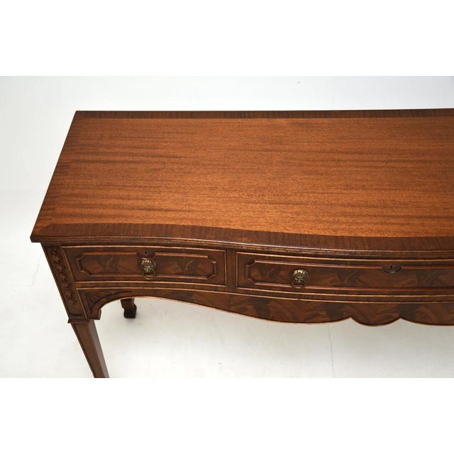 Wood Vintage Georgian Console Table, 1930s For Sale - Image 7 of 11