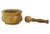 Vintage Hand-Carved Wooden Mortar & Pestle For Sale - Image 4 of 4