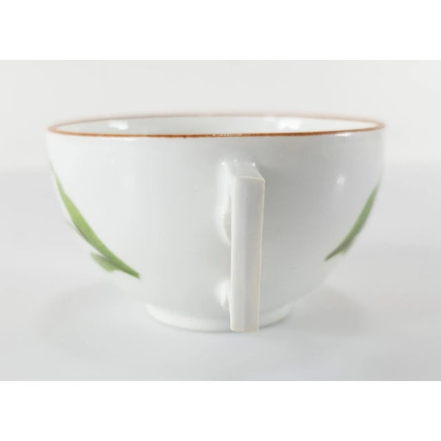 White German Meissen Marcolini Period Teacup and Saucer With Tulips For Sale - Image 8 of 13