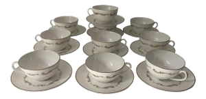 Vintage Royal DoultonEnglish China Cups & Saucers S/10