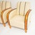 Wood Art Deco Swedish Leather and Satin Birch Armchairs, 1930s, Set of 2 For Sale - Image 7 of 13