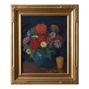 Amy Jones (Frisbie) Still Life With Flowers