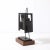 Mid-Century Torch Cut Steel Brutalist Sculpture on Walnut Signed John Balossi For Sale - Image 4 of 12