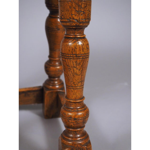 Antique 17th Century English Joint Stool For Sale - Image 13 of 18