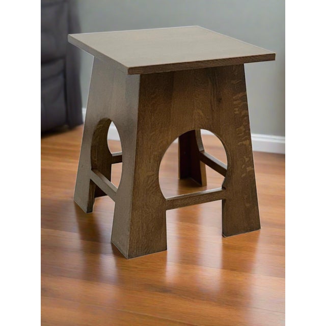 Arts and Crafts / Mission Style Taboret End Table For Sale - Image 10 of 10