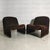 Velvet Alky Lounge Chairs by G.Piretti for A.Castelli, 1970s, Set of 2 For Sale - Image 6 of 16