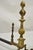 Antique Federal Brass Spiral Twist Finial Branch Leg Ball & Claw Andirons - Pair For Sale - Image 4 of 12