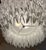 Italian Sculptural Murano Glass Chandelier in White and Clear Glass, 2000s For Sale - Image 6 of 11