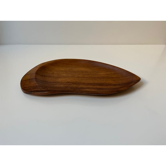 1970s Mid-Century Wood Tray For Sale - Image 5 of 6