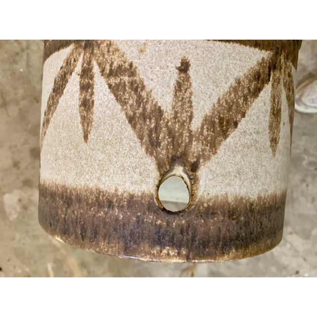 Jette Helleroe for Axella Stoneware Pendant Light - Danish Modern - 1960s For Sale - Image 9 of 12
