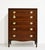 Kindel Furniture Mid Century Federal Style Inlaid Mahogany Highboy Dresser by Kindel of Grand Rapids For Sale - Image 4 of 14