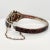 Mid 19th Century Vintage Antique Bohemian Gold Filled Garnet Bangle Bracelet For Sale - Image 5 of 12