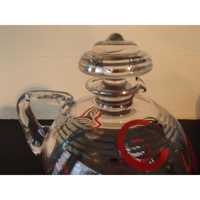 Art Deco Carafe with Geometric Pattern For Sale - Image 10 of 13