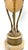 Alabaster Large Antique Ornate Hand Carved Figural Alabaster Bronze Electric Table Lamp For Sale - Image 8 of 13