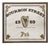 Large Bourbon Street Pub Mirror in Wooden Frame, 1980s For Sale